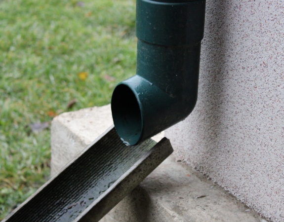 gutter and drainage improvement