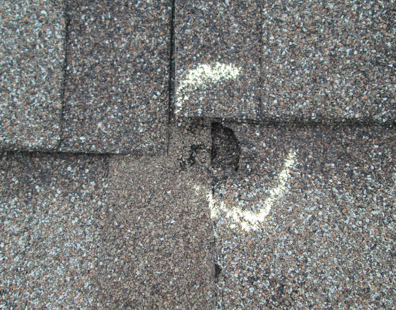 hail damage roof